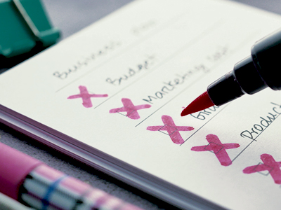 startup website checklist